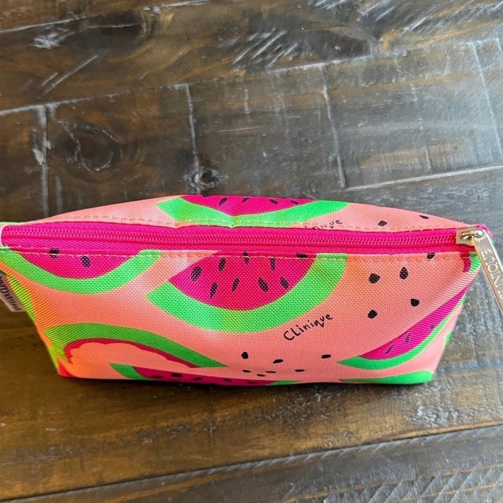 Clinique x Donald Robertson Watermelon Cosmetic Pouch